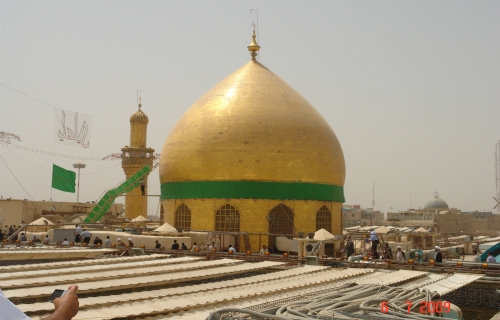قبة حرم الإمام علي (عليه السلام)