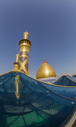 منارة وقبة ابي الفضل العباس (عليه السلام)
