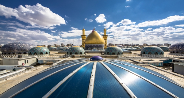 منائر وقبة ابي الفضل العباس (عليه السلام)