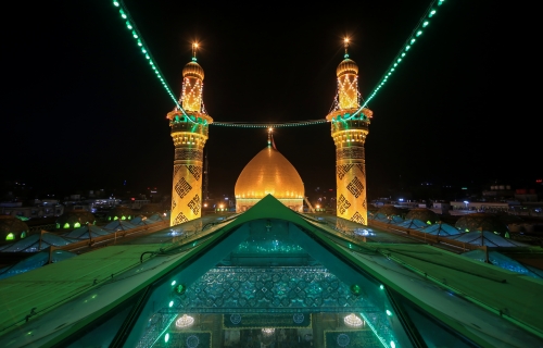 منائر وقبة ابي الفضل العباس (عليه السلام)