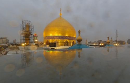 منائر  وقبة الامام علي  (عليه السلام)