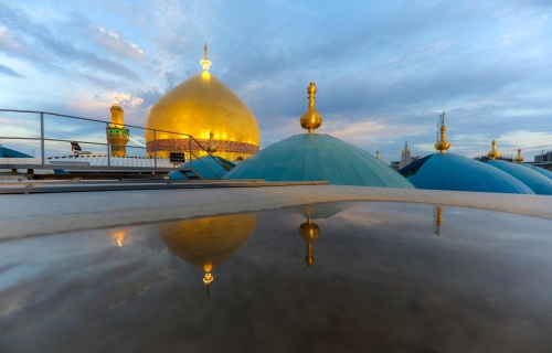 منائر  وقبة الامام علي (عليه السلام)