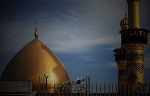 منائر  وقبة ابي الفضل العباس (عليه السلام)