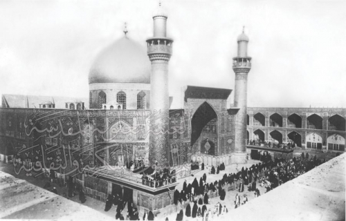 صورة قديمه لمرقد الامام علي (عليه السلام )