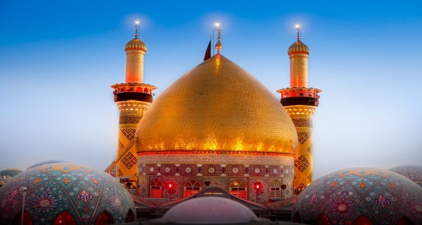 منائر  وقبة ابي الفضل العباس (عليه السلام)