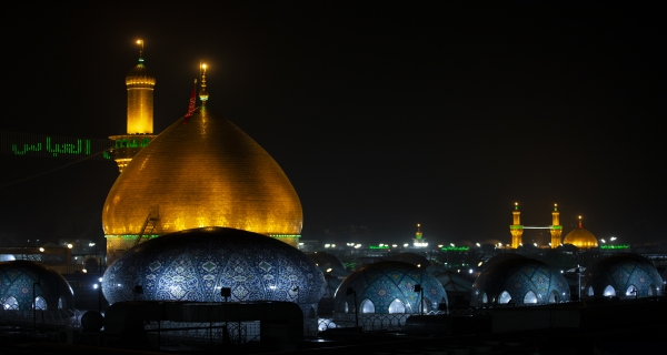 قبة حرم أبي الفضل العباس عليه السلام