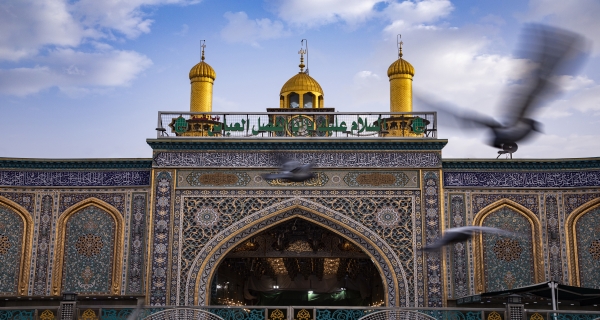 باب قبلة حرم أبي الفضل سلام الله عليه