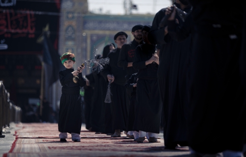 مواكب العزاء في الحرم المطهر