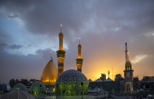 قبة ومنارة المولى أبي الفضل العباس 