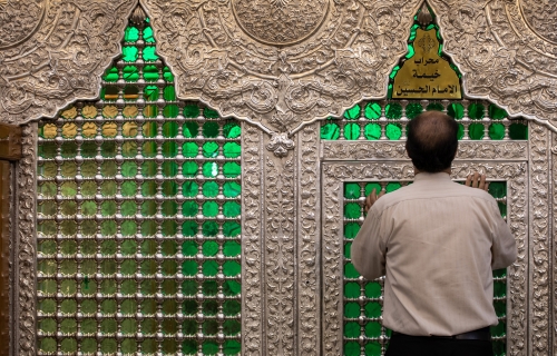 محراب خيمة الامام الحسين عليه السلام 