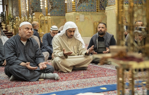  أجواء زيارة عاشورء في الصحن العباسي الشريف