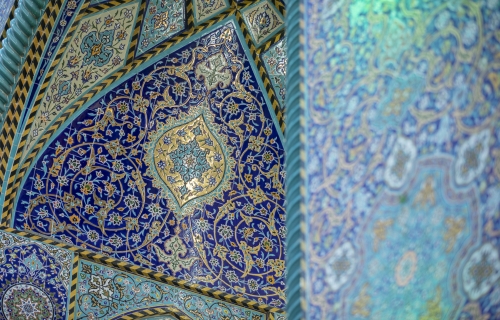 نقوش وزحارف إسلامية في العتبة العباسية المقدسة 