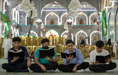 أجواء الزيارة في الصحن الحسيني الشريف